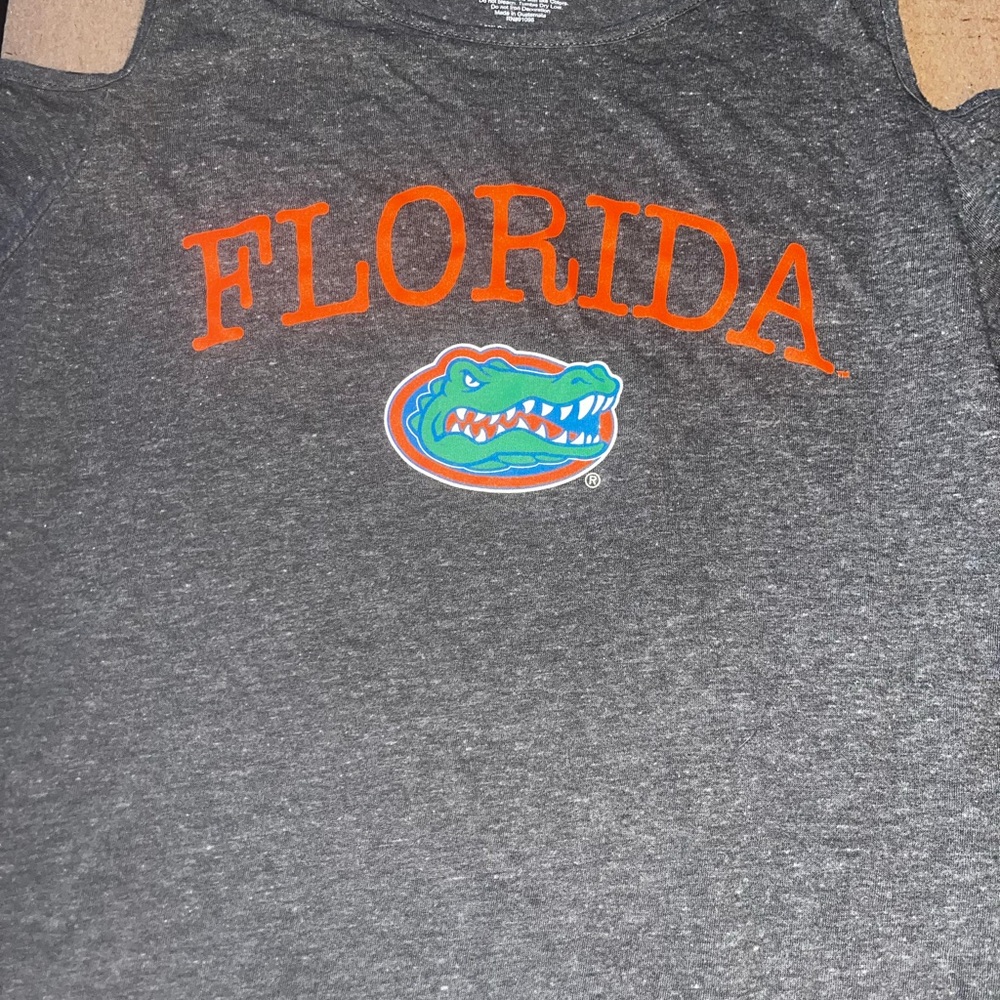 Florida Gators women’s Gray Tank Top with Orange Logo